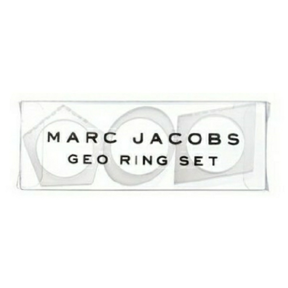 NIB marc jacobs geo ring set